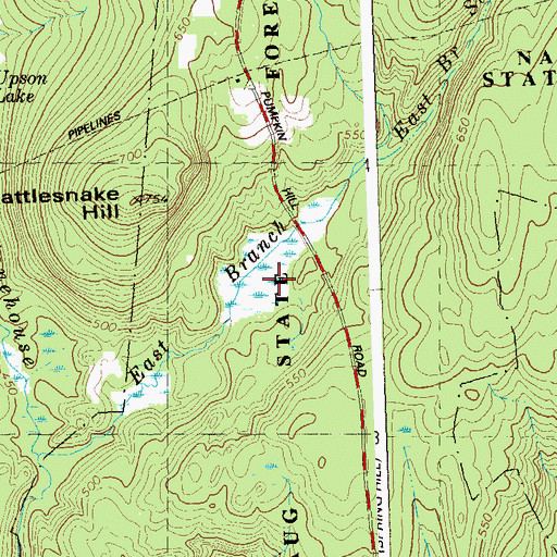 Topographic Map of Wildlife Marsh Dam, CT