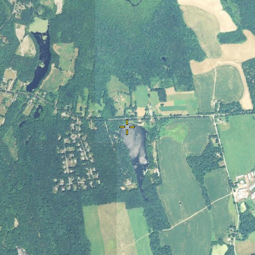 Aerial/Satellite Image of Beaver Brook Pond Dam, CT