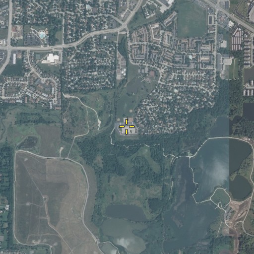 Aerial/Satellite Image of Greenbrook Elementary School, IL