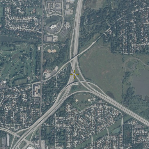 Aerial/Satellite Image of Interchange 7, IL
