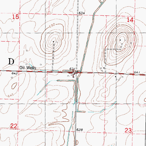 Topographic Map of Blue Mound Church (historical), IL