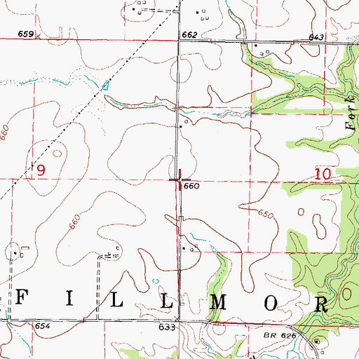 Topographic Map of College Hill School (historical), IL