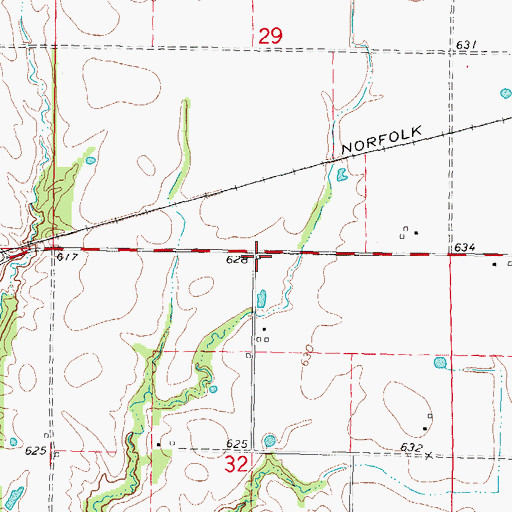 Topographic Map of Egypt School (historical), IL
