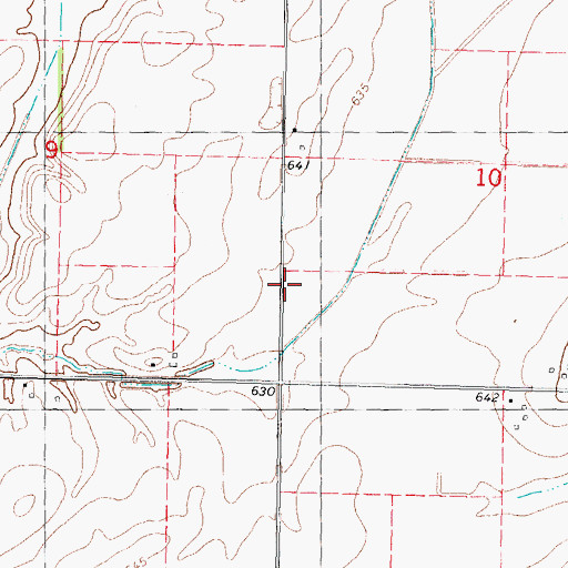 Topographic Map of Liberty School (historical), IL