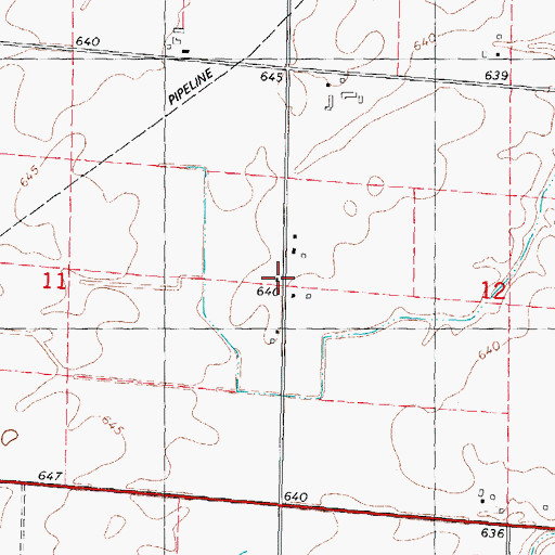 Topographic Map of Lilly School (historical), IL