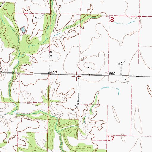 Topographic Map of Sterling School (historical), IL