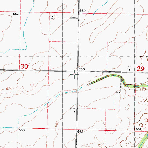 Topographic Map of Studebaker School (historical), IL