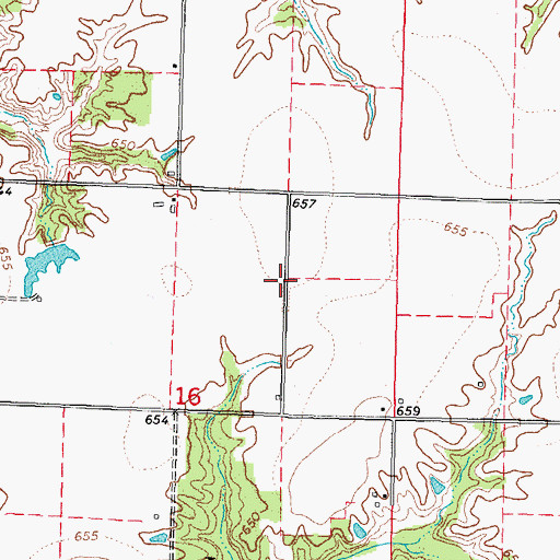 Topographic Map of Taylor School (historical), IL