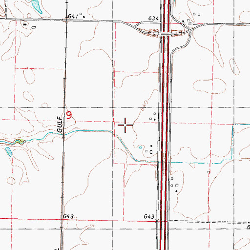 Topographic Map of White School (historical), IL
