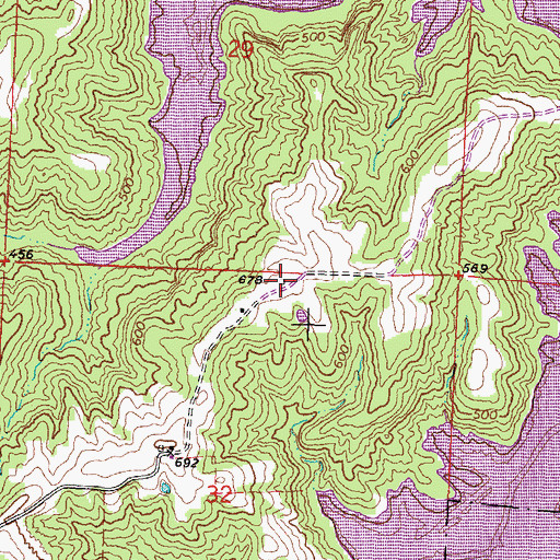 Topographic Map of Walbieser School (historical), IL