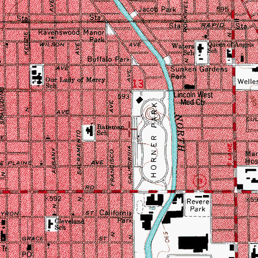 Topographic Map of Korean Christian Reformed Church, IL