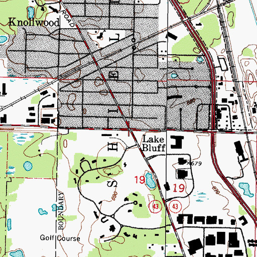 Topographic Map of Creamery Corners, IL
