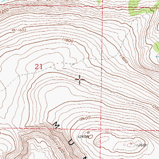 Topographic Map of Mirror Lake Trail, CO