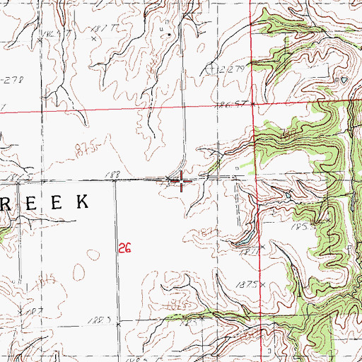 Topographic Map of Garner Post Office (historical), IL