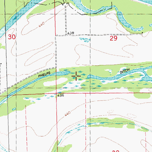 Topographic Map of Swamp Slough, IL