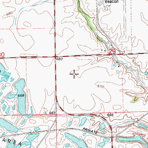 Topographic Map of Illinois River Correctional Center, IL