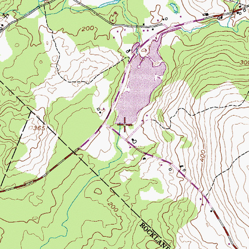 Topographic Map of Tolman Pond, ME