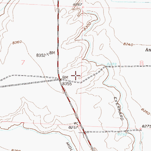Topographic Map of Cape Horn, CO