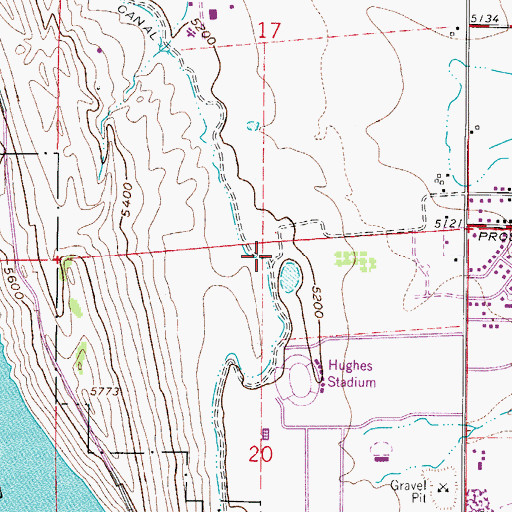 Topographic Map of Dixon Canal, CO