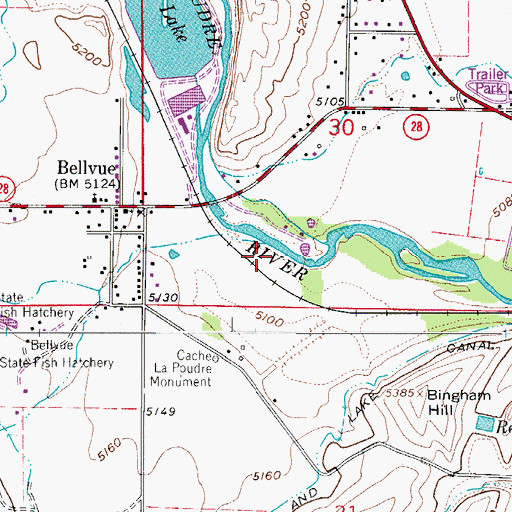 Topographic Map of Long Gulch, CO