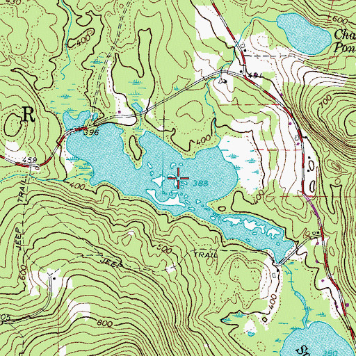 Topographic Map of Black Lake, ME