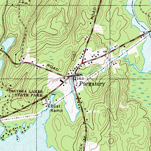 Topographic Map of Gilman Dam, ME