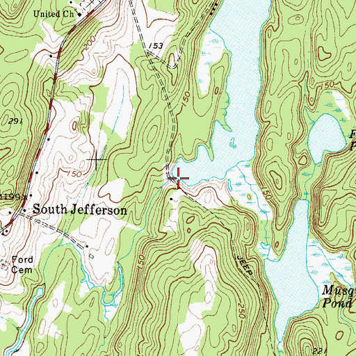 Topographic Map of Boynton-Trask Dam, ME