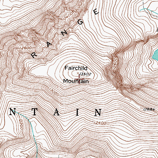 Topographic Map of Bennett Creek, CO