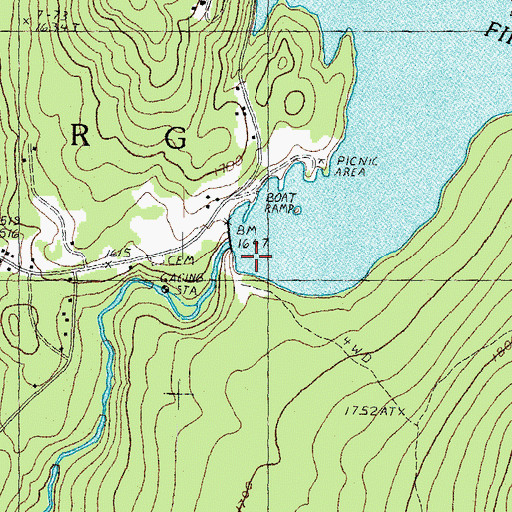Topographic Map of First Connecticut Lake Dam, NH