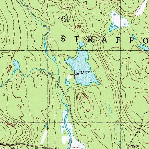 Topographic Map of Kenneth Hill Dam, NH
