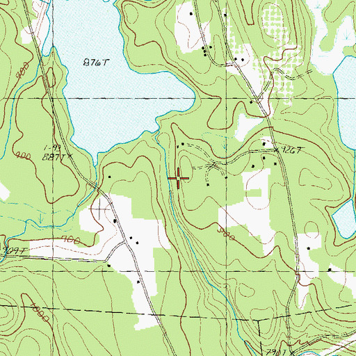 Topographic Map of Souhegan River Watershed Dam Number 12A, NH