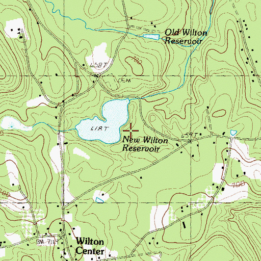 Topographic Map of Stockwell Brook Dam, NH