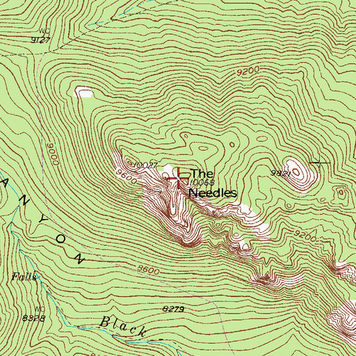 Topographic Map of Lumpy Ridge, CO