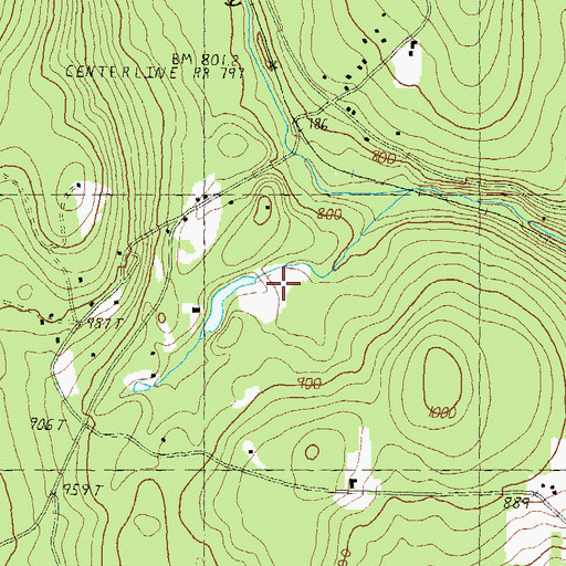 Topographic Map of Souhegan River Watershed Dam Number 28, NH