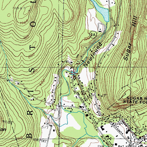 Topographic Map of International Packings Corporation Lower Dam, NH