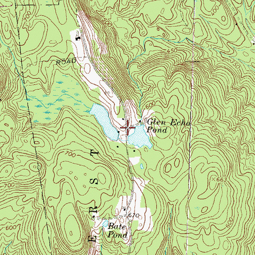 Topographic Map of Fearon Farm Pond Dam, NH