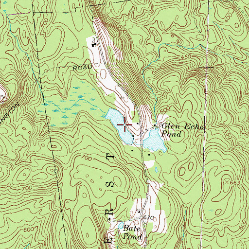Topographic Map of Fearon Farm Pond, NH