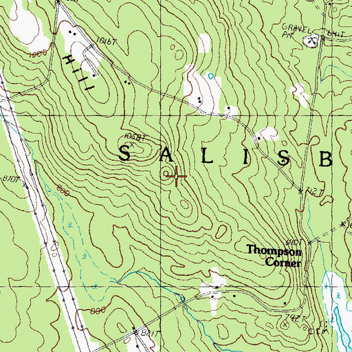 Topographic Map of New Pond, NH