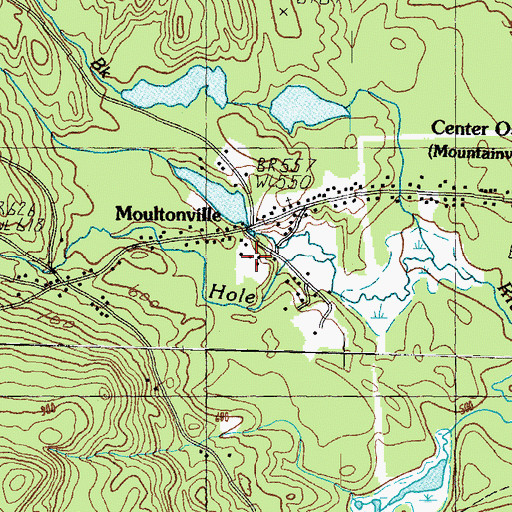 Topographic Map of Dan Hole River Reservoir, NH