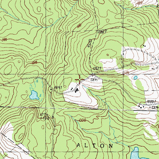 Topographic Map of Webster Stream Dam, NH