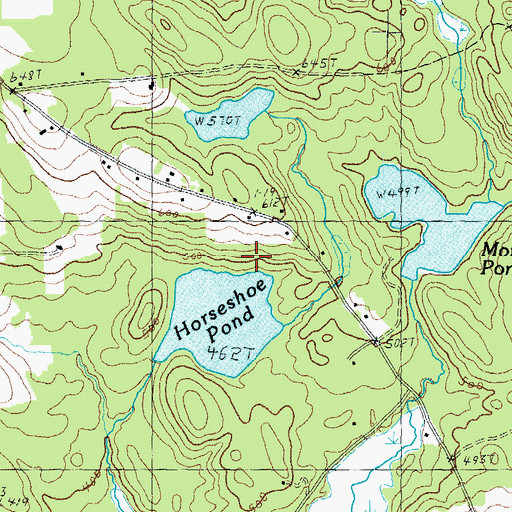 Topographic Map of Fifield Farm Pond Dam, NH