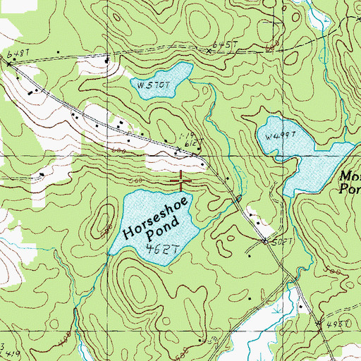 Topographic Map of Fifield Farm Pond, NH