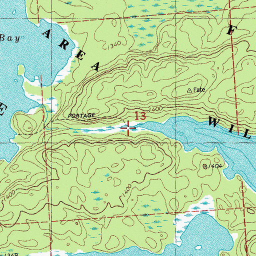 Topographic Map of Wind Lake, MN