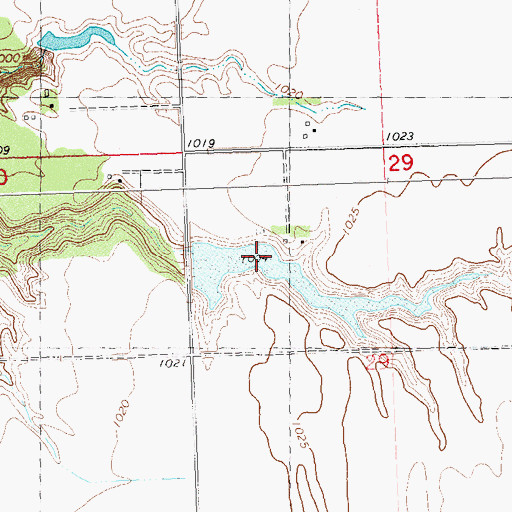 Topographic Map of Seiger Group Pond, MN
