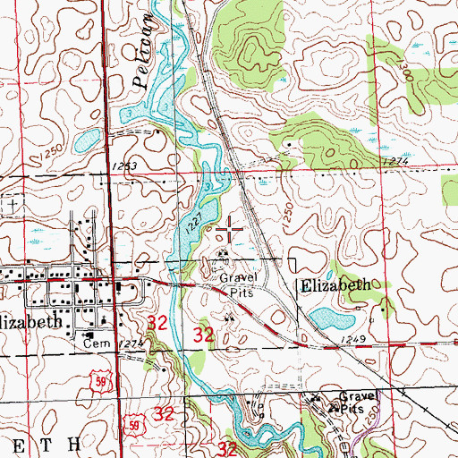 Topographic Map of Friberg Dam-Taplin Gorge, MN