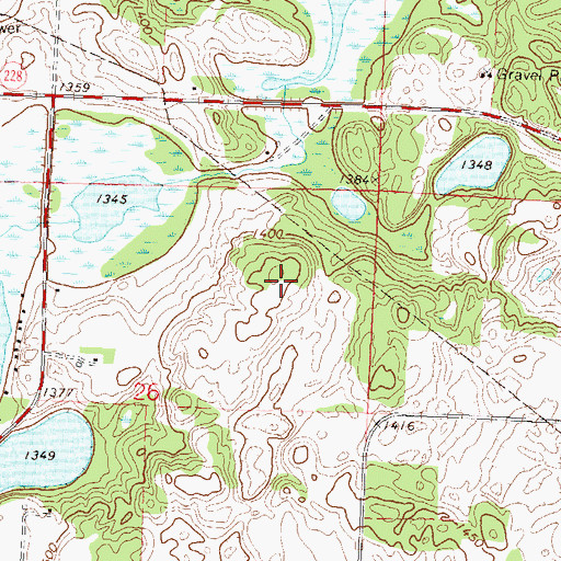 Topographic Map of Long Lake, MN