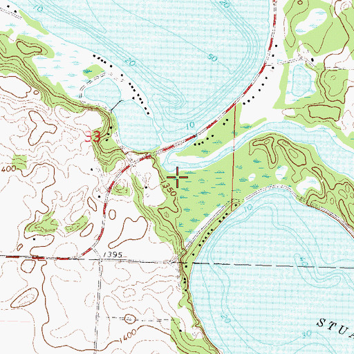 Topographic Map of East Battle Lake, MN
