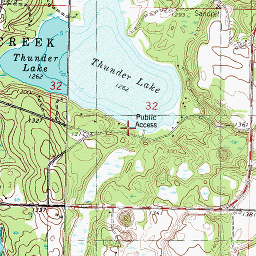 Topographic Map of R Biermeier Pond Dam, MN