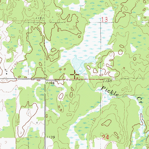 Topographic Map of Scott Dixon Pond Dam, MN