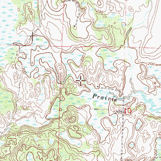 Topographic Map of D Peschel Pond Dam, MN